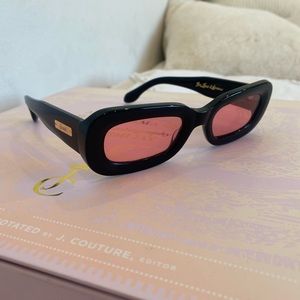 For love and lemons x sonix black glasses with prink lens